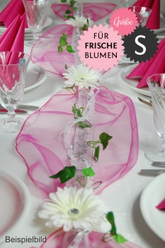 Fibula[Style]® Komplettset "Faith pink" für Frischblumen Größe S